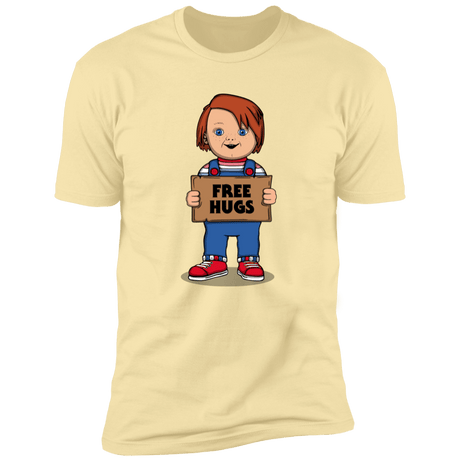 T-Shirts Banana Cream / S Chucky Free Hugs Men's Premium T-Shirt