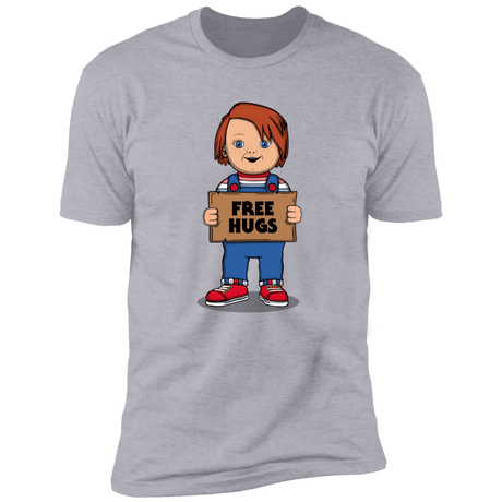 T-Shirts Heather Grey / S Chucky Free Hugs Men's Premium T-Shirt