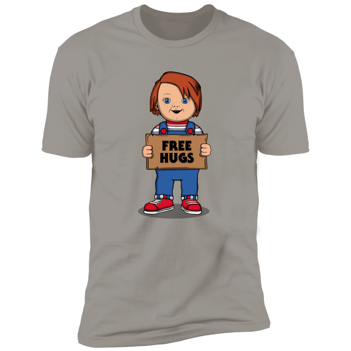 T-Shirts Light Grey / S Chucky Free Hugs Men's Premium T-Shirt