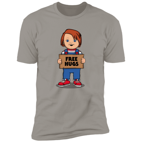 T-Shirts Light Grey / S Chucky Free Hugs Men's Premium T-Shirt