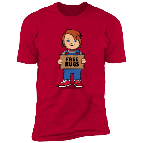 T-Shirts Red / S Chucky Free Hugs Men's Premium T-Shirt