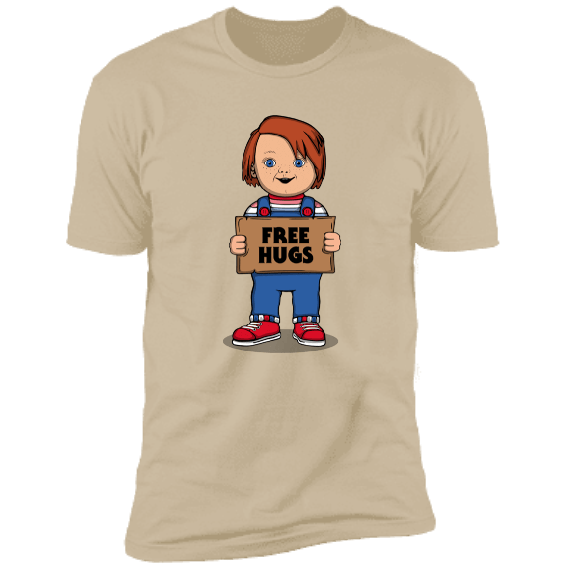 T-Shirts Sand / S Chucky Free Hugs Men's Premium T-Shirt