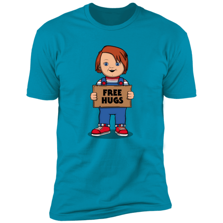 T-Shirts Turquoise / S Chucky Free Hugs Men's Premium T-Shirt