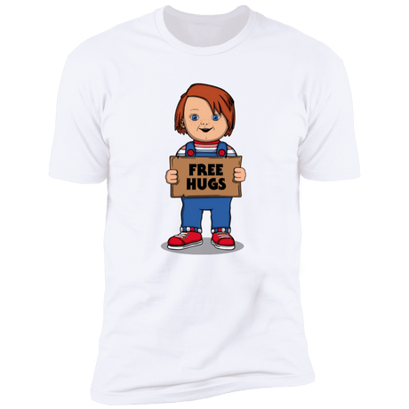T-Shirts White / S Chucky Free Hugs Men's Premium T-Shirt