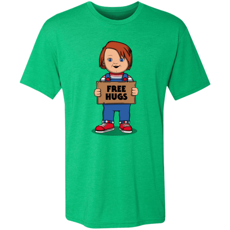 T-Shirts Envy / S Chucky Free Hugs Men's Triblend T-Shirt