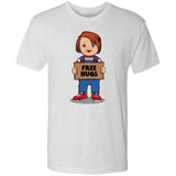 T-Shirts Heather White / S Chucky Free Hugs Men's Triblend T-Shirt