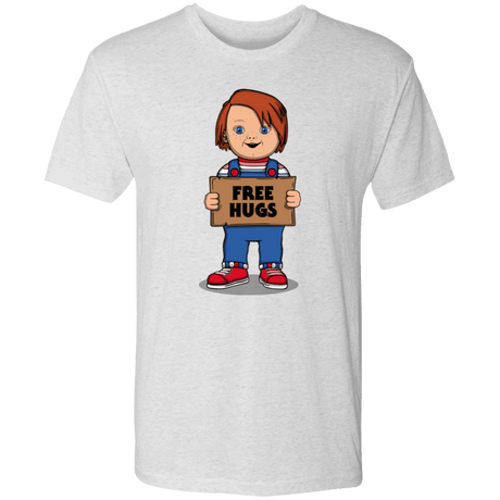 T-Shirts Heather White / S Chucky Free Hugs Men's Triblend T-Shirt