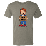 T-Shirts Venetian Grey / S Chucky Free Hugs Men's Triblend T-Shirt