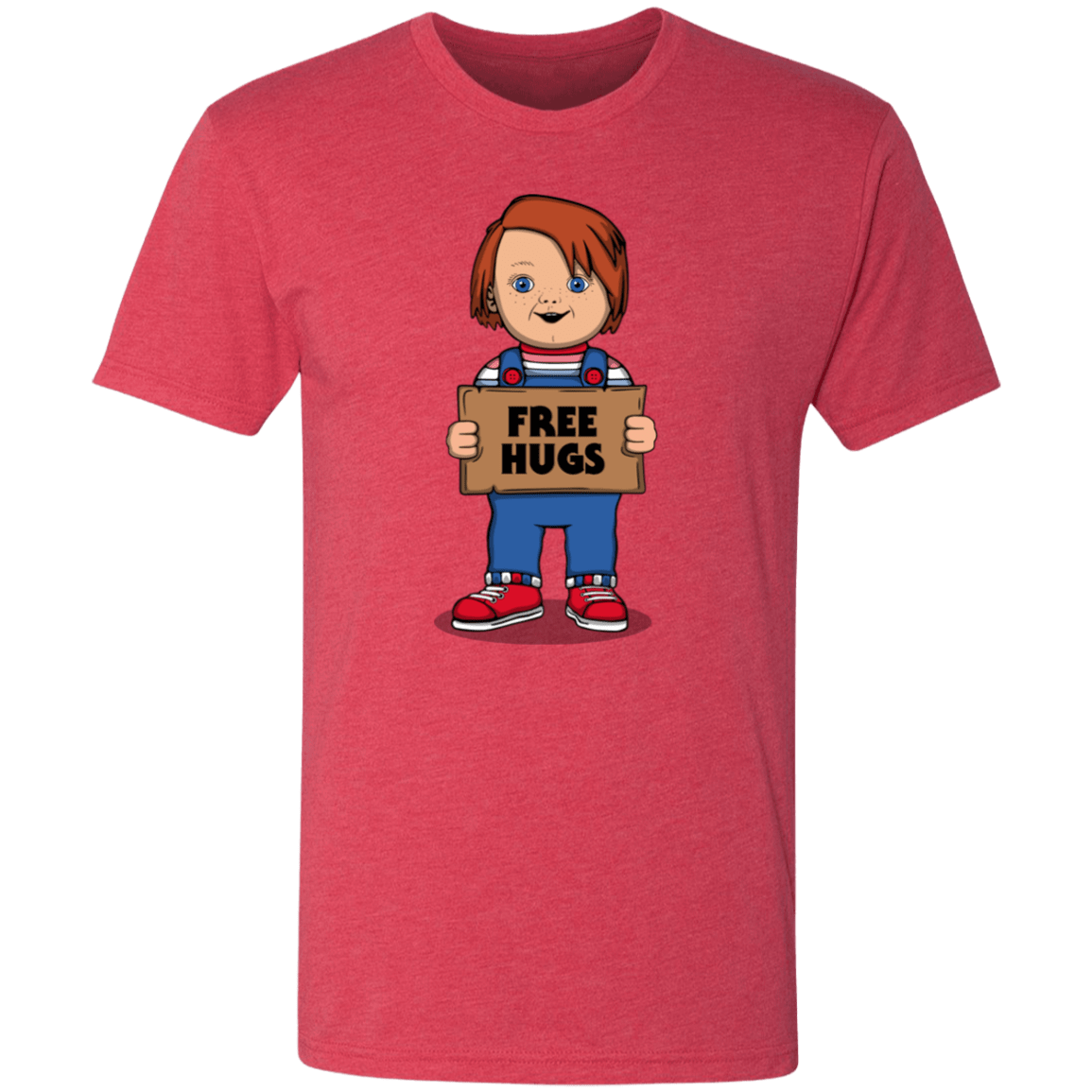 T-Shirts Vintage Red / S Chucky Free Hugs Men's Triblend T-Shirt