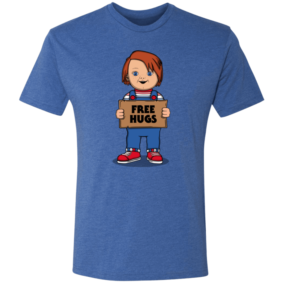 T-Shirts Vintage Royal / S Chucky Free Hugs Men's Triblend T-Shirt