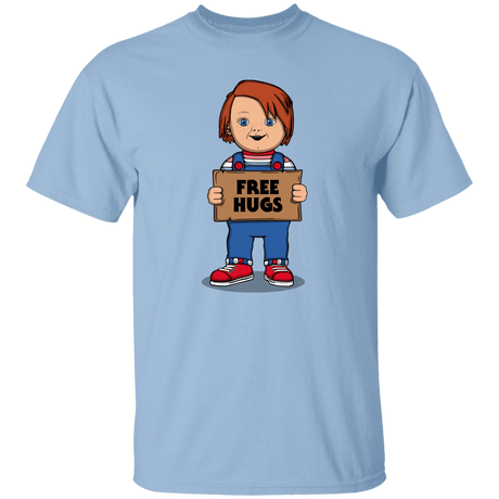 T-Shirts Light Blue / S Chucky Free Hugs T-Shirt