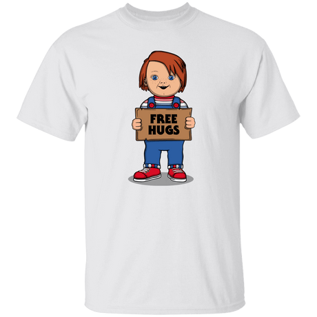 T-Shirts White / S Chucky Free Hugs T-Shirt
