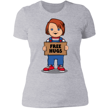 T-Shirts Heather Grey / S Chucky Free Hugs Women's Premium T-Shirt
