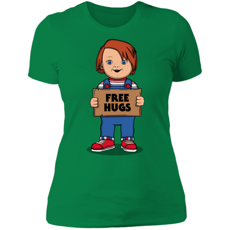 T-Shirts Kelly Green / S Chucky Free Hugs Women's Premium T-Shirt