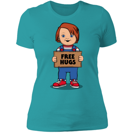 T-Shirts Tahiti Blue / S Chucky Free Hugs Women's Premium T-Shirt