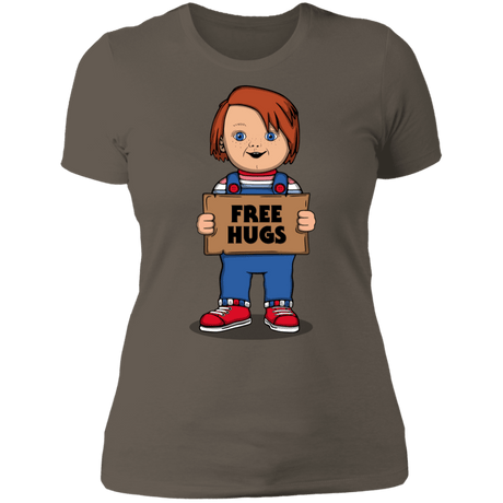 T-Shirts Warm Grey / S Chucky Free Hugs Women's Premium T-Shirt