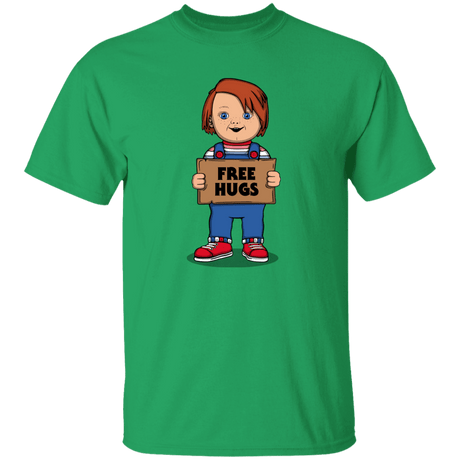 T-Shirts Irish Green / YXS Chucky Free Hugs Youth T-Shirt