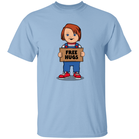 T-Shirts Light Blue / YXS Chucky Free Hugs Youth T-Shirt
