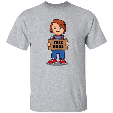 T-Shirts Sport Grey / YXS Chucky Free Hugs Youth T-Shirt