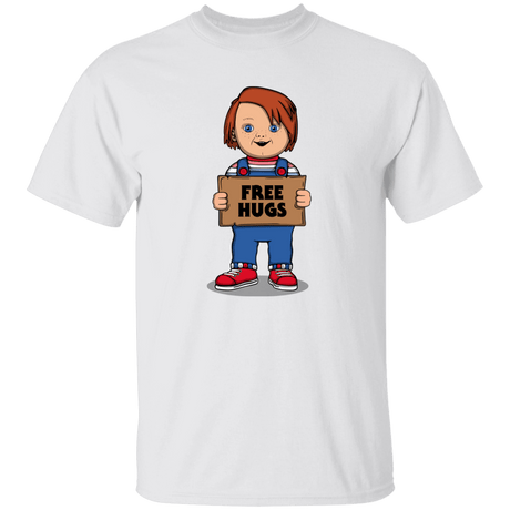 T-Shirts White / YXS Chucky Free Hugs Youth T-Shirt