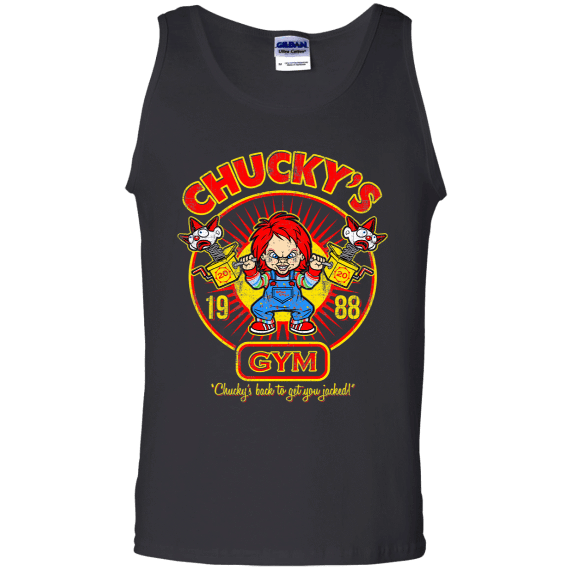 T-Shirts Black / S Chucky Gym Tee Good Guy Men's Tank Top