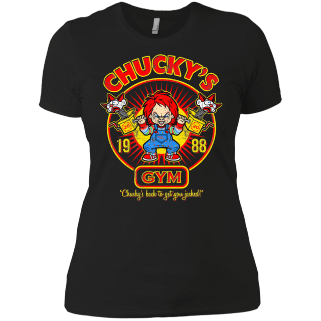 T-Shirts Black / X-Small Chucky Gym Tee Good Guy Women's Premium T-Shirt