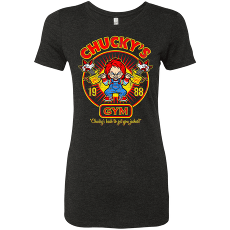 T-Shirts Vintage Black / S Chucky Gym Tee Good Guy Women's Triblend T-Shirt