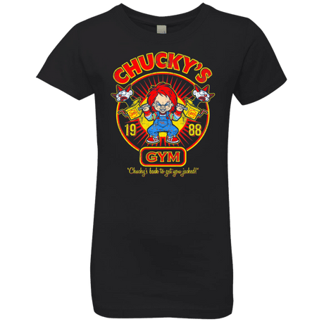 T-Shirts Black / YXS Chucky's Gym Girls Premium T-Shirt