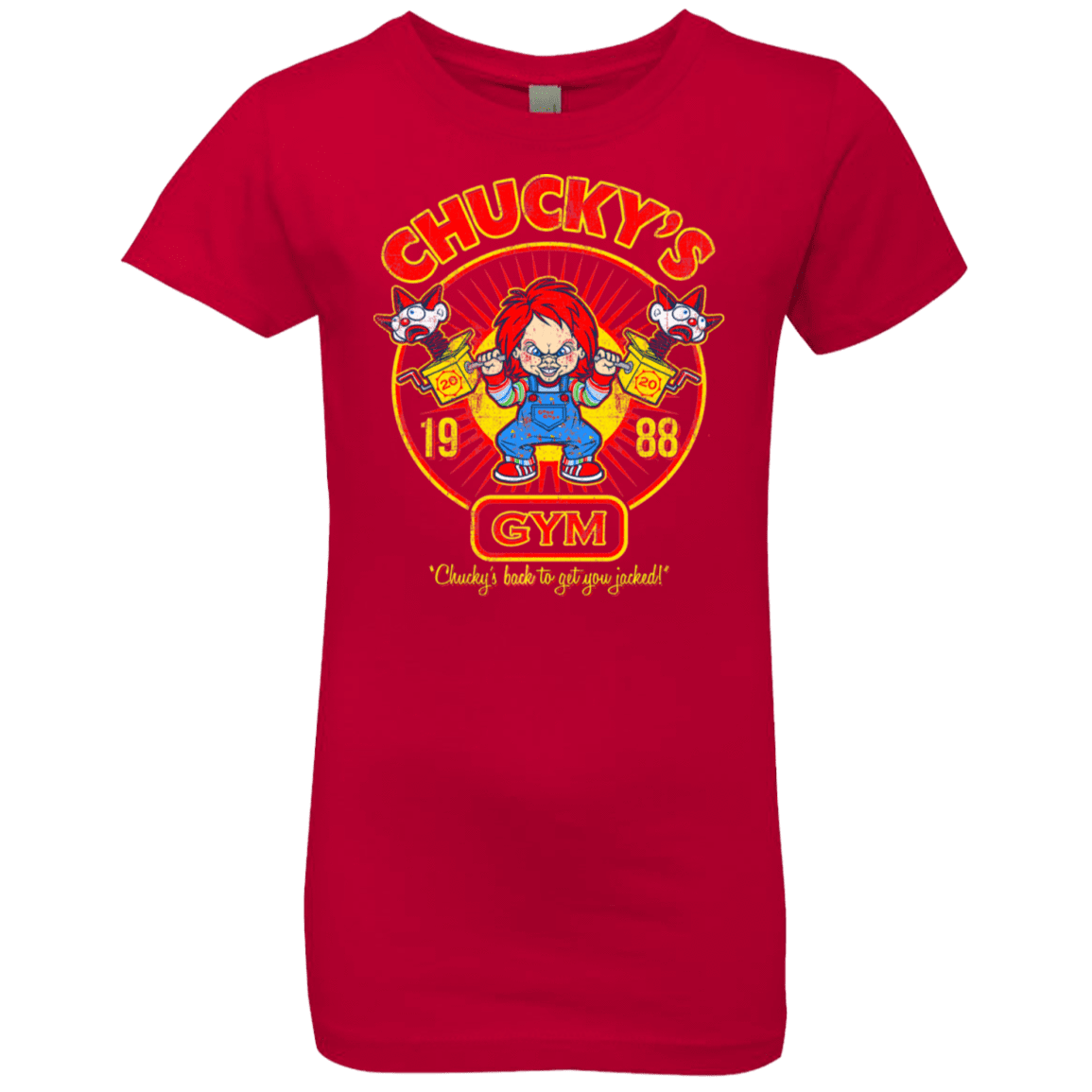 T-Shirts Red / YXS Chucky's Gym Girls Premium T-Shirt