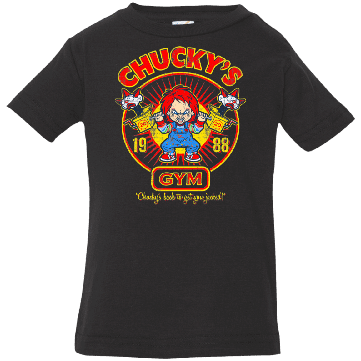 T-Shirts Black / 6 Months Chucky's Gym Infant Premium T-Shirt