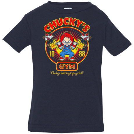 T-Shirts Navy / 6 Months Chucky's Gym Infant Premium T-Shirt