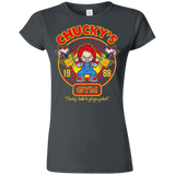 T-Shirts Charcoal / S Chucky's Gym Junior Slimmer-Fit T-Shirt
