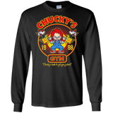 T-Shirts Black / S Chucky's Gym Men's Long Sleeve T-Shirt