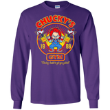 T-Shirts Purple / S Chucky's Gym Men's Long Sleeve T-Shirt