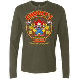 T-Shirts Military Green / S Chucky's Gym Men's Premium Long Sleeve