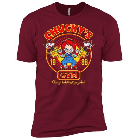 T-Shirts Cardinal / X-Small Chucky's Gym Men's Premium T-Shirt