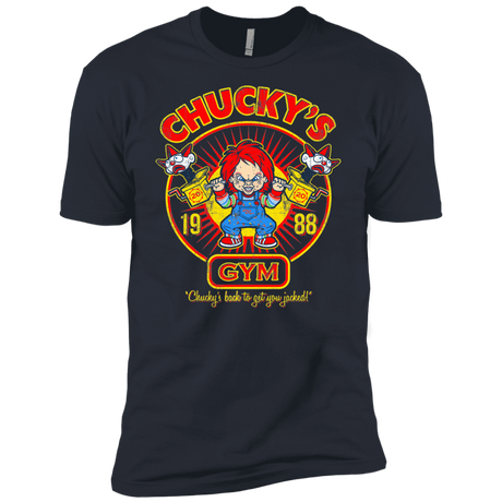 T-Shirts Indigo / X-Small Chucky's Gym Men's Premium T-Shirt