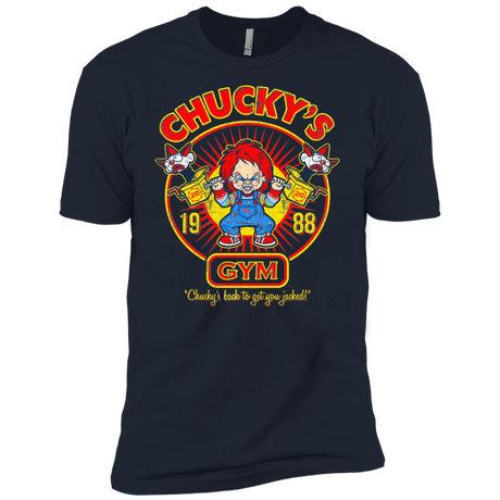 T-Shirts Midnight Navy / X-Small Chucky's Gym Men's Premium T-Shirt