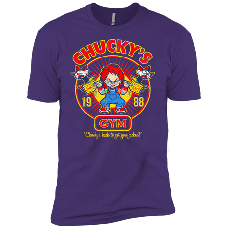 T-Shirts Purple Rush/ / X-Small Chucky's Gym Men's Premium T-Shirt