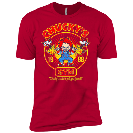 T-Shirts Red / X-Small Chucky's Gym Men's Premium T-Shirt