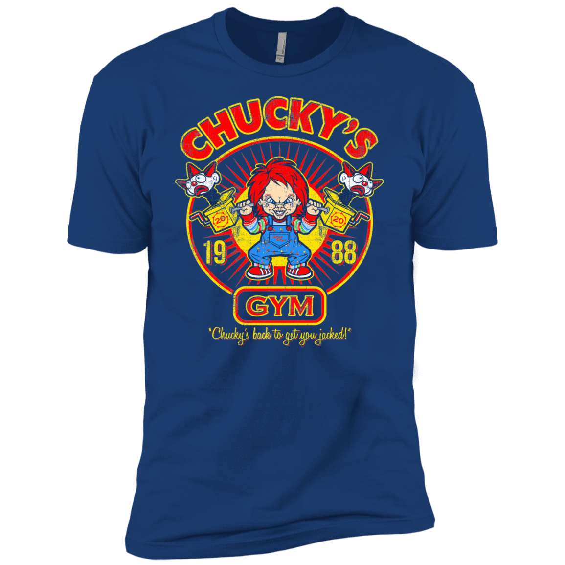 T-Shirts Royal / X-Small Chucky's Gym Men's Premium T-Shirt