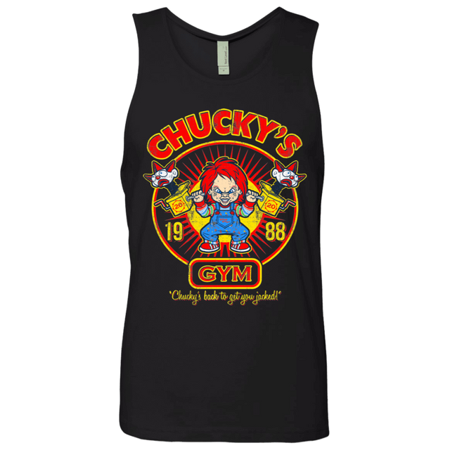 T-Shirts Black / S Chucky's Gym Men's Premium Tank Top