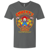 T-Shirts Heavy Metal / X-Small Chucky's Gym Men's Premium V-Neck