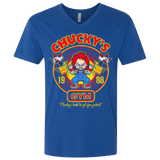 T-Shirts Royal / X-Small Chucky's Gym Men's Premium V-Neck