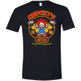 T-Shirts Black / X-Small Chucky's Gym Men's Semi-Fitted Softstyle
