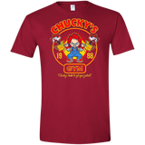 T-Shirts Cardinal Red / S Chucky's Gym Men's Semi-Fitted Softstyle
