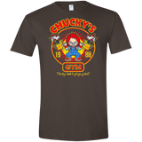 T-Shirts Dark Chocolate / S Chucky's Gym Men's Semi-Fitted Softstyle