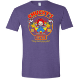 T-Shirts Heather Purple / S Chucky's Gym Men's Semi-Fitted Softstyle