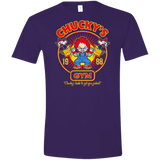 T-Shirts Purple / S Chucky's Gym Men's Semi-Fitted Softstyle