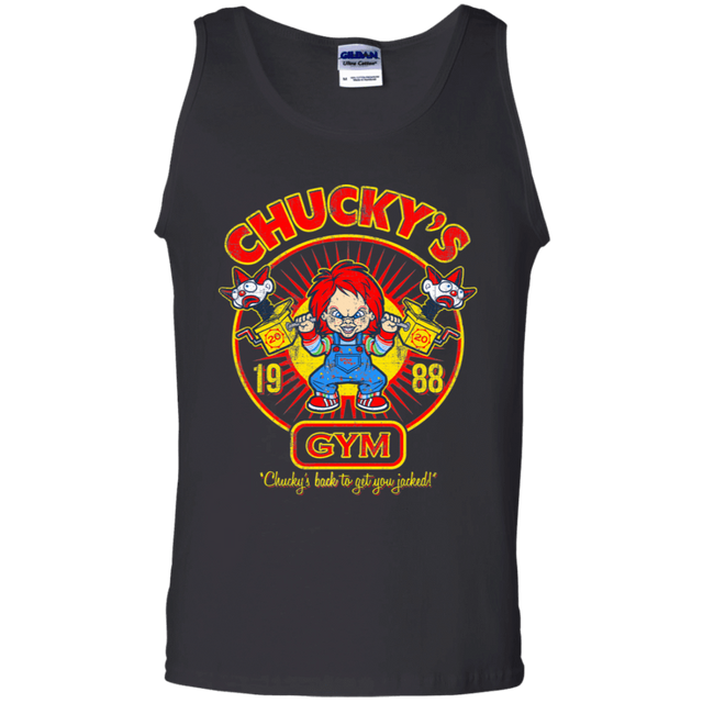 T-Shirts Black / S Chucky's Gym Men's Tank Top